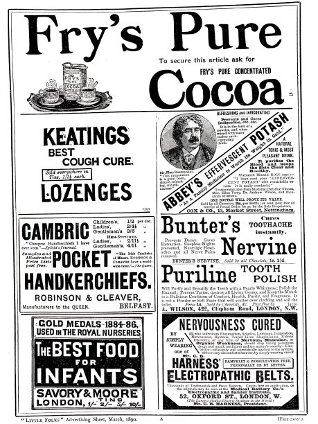 杂志广告，1890年图片下载