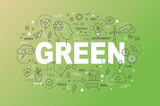 商业概念与细线图片下载