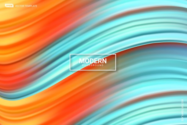 摘要挥动明亮的多颜色背景图片下载