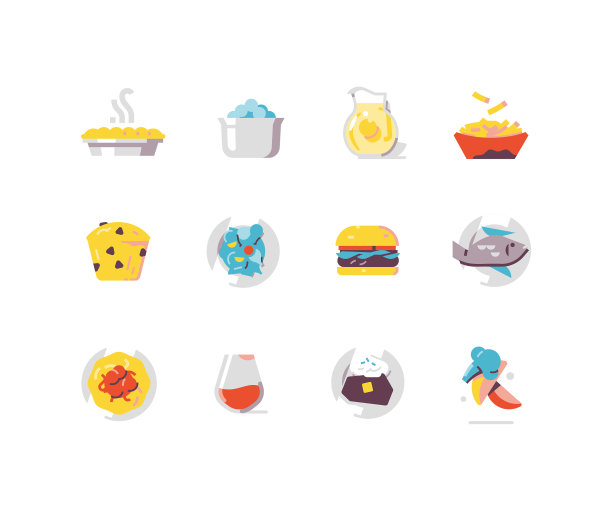 食物2 -准备食物平面图标图片下载