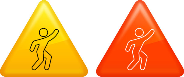 一个男人跳起来的图标图片下载