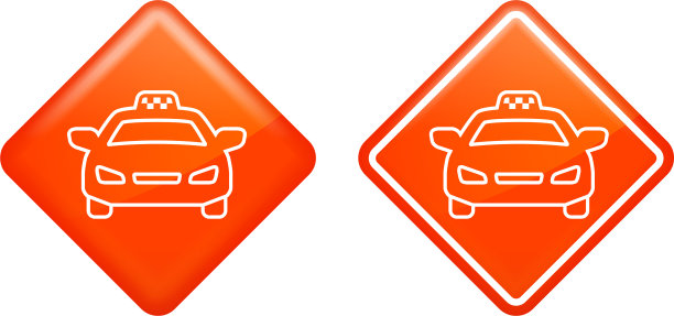 出租车出租车前视图图标图片下载