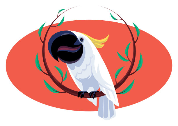 风头鹦鹉字符图片下载