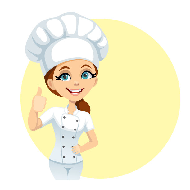 厨师快乐女人图片下载