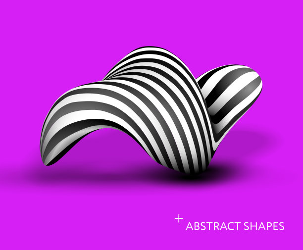 黑白抽象斑点设计。三维。图片下载