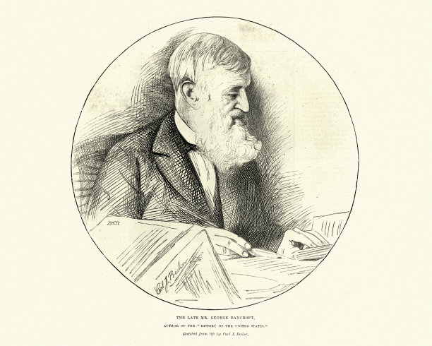 乔治·班克罗夫特，美国历史学家和政治家，19世纪图片下载
