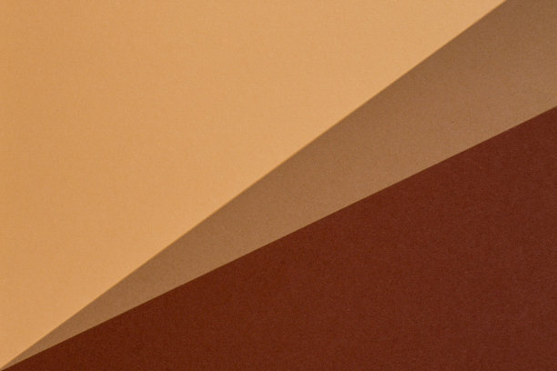 彩色纸几何组成的背景与米色和棕色色调图片下载