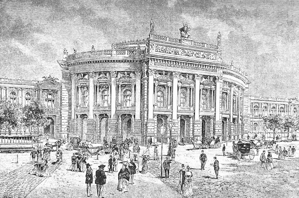 维也纳,霍夫堡剧院图片下载