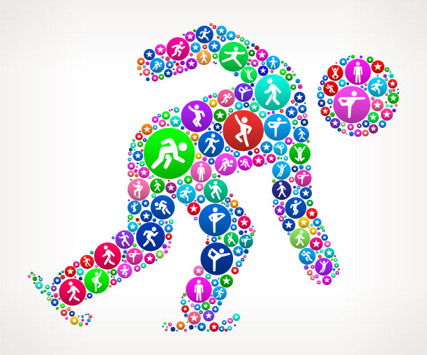 速度滑冰的人在运动健身图标模式图片下载