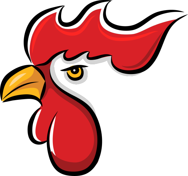 鸡公鸡头吉祥物logo图片下载