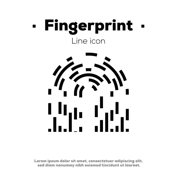 指纹线图标图片下载