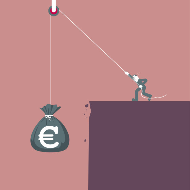 商人用滑轮致富。图片下载