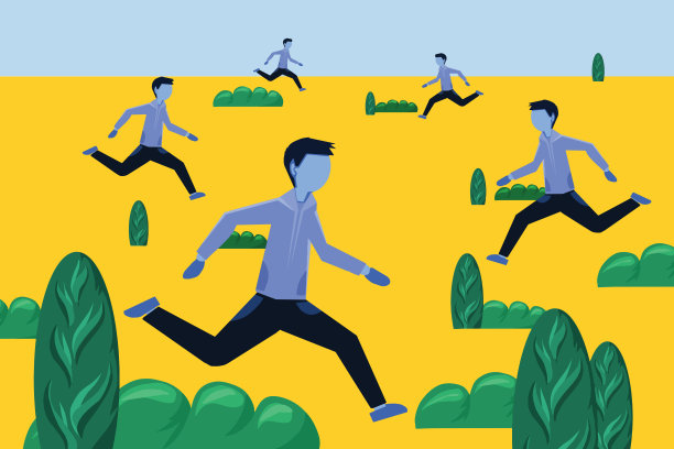 男跑步者练习跑步图片下载