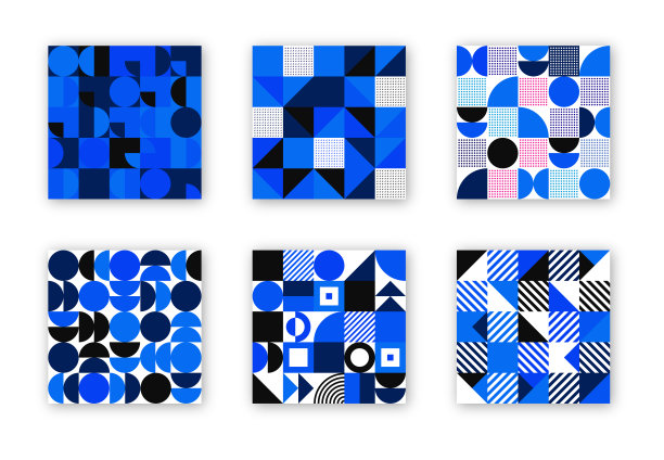 复古几何封面收藏。抽象图形的概念。矢量设计图片下载