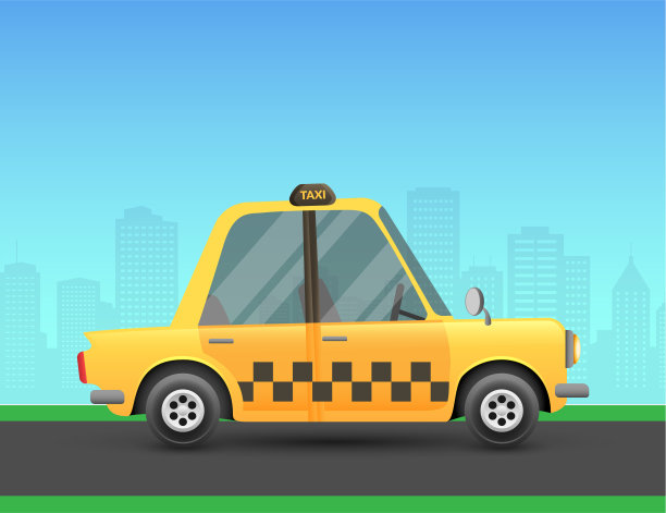 出租车。图片下载