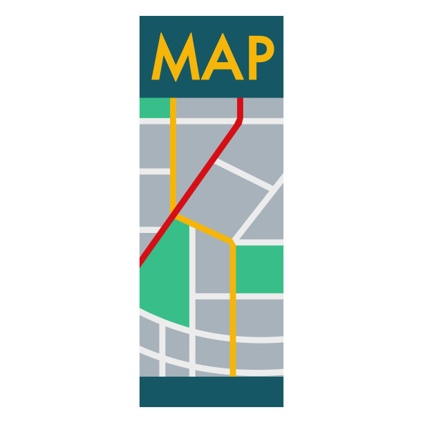 地图图标透明的背景图片下载