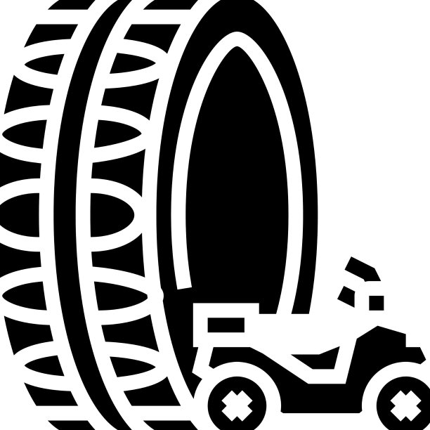 Atv utv轮胎字形图标图片下载