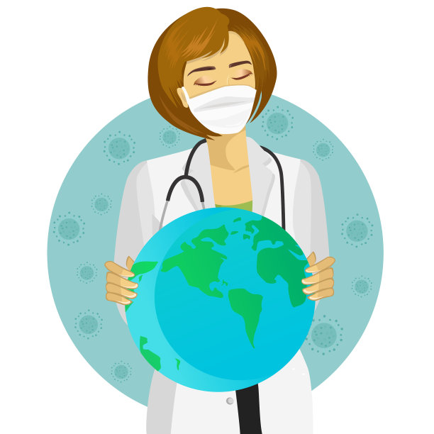 在全球范围内Covid-19大流行期间精疲力竭的医护医生图片下载