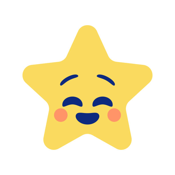 表情符号星形状图片下载