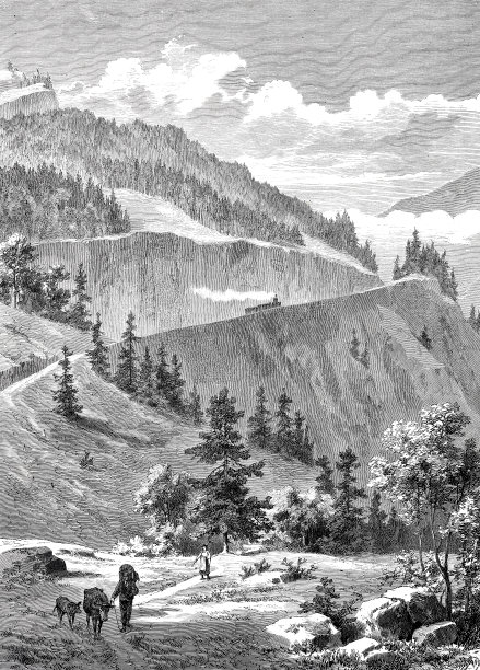 瑞吉山铁路，瑞士图片下载