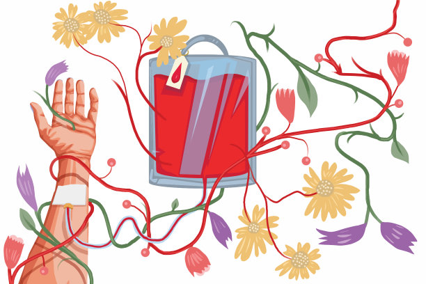 全国献血月概念图片下载