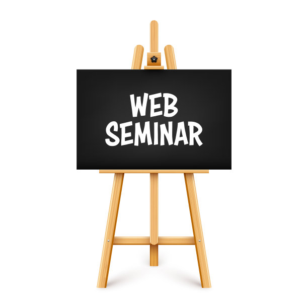 现实油漆书桌与黑色画布上的文字。木制画架和一张画纸。放在三脚架上的展示板。远程教育、在线课程和电子学习。矢量图图片下载