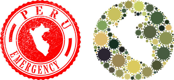 紧急抓挠邮票和流感病毒马赛克图片下载