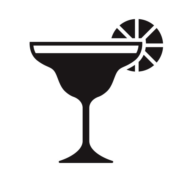 鸡尾酒旅行符号图标图片下载