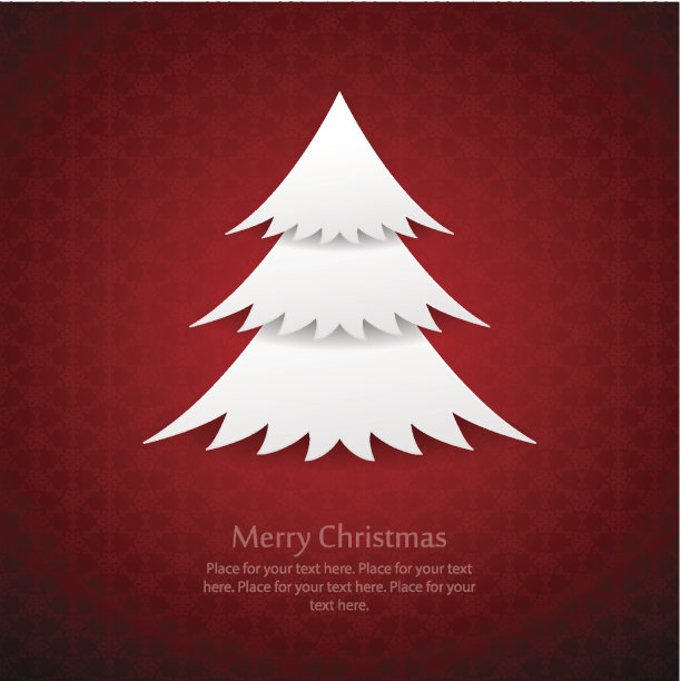 纸质圣诞树图片下载