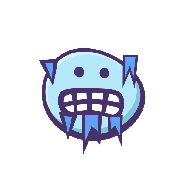 表情可爱的卡通风格暗轮廓线图片下载