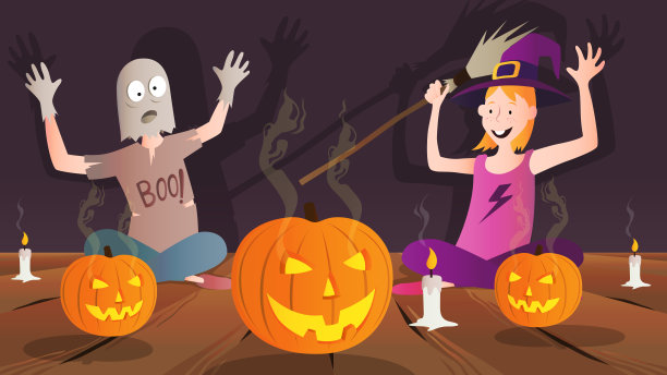 万圣节的女巫图片下载