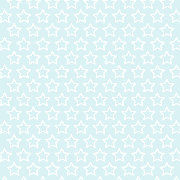 平彩色无缝圣诞图案-星图片下载