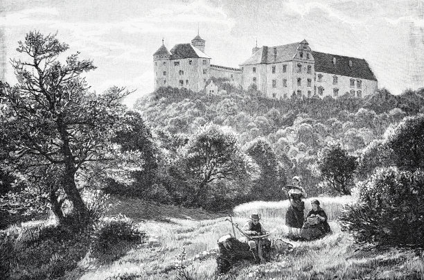 Heldburg、德国图林根州图片下载