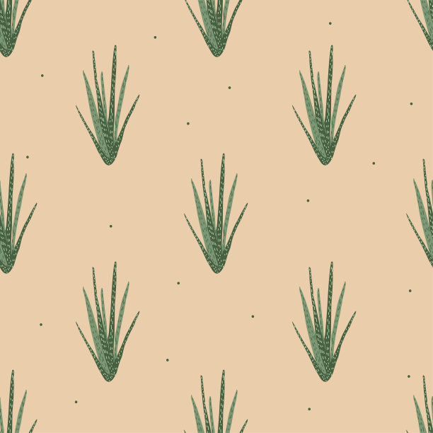 矢量平面手绘无缝图案图片下载