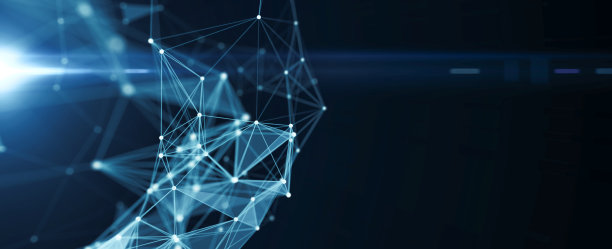 数字连接网络的未来背景与拷贝空间图片下载