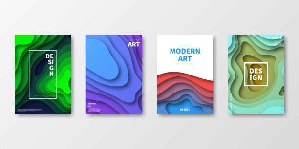 宣传册模板布局，封面设计，商业年度报告，传单，杂志图片下载