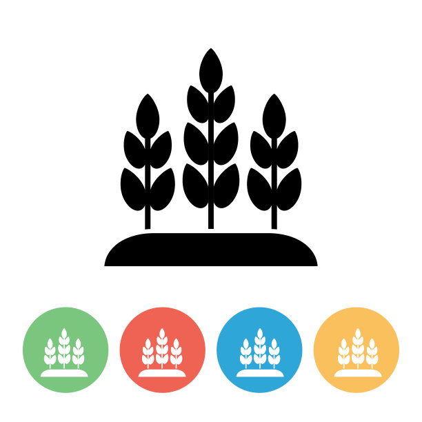 燃料油工业标志与圆形基地-乙醇谷物图片下载