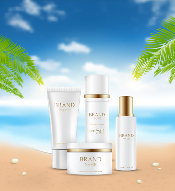 化妆品模板packshot图片下载