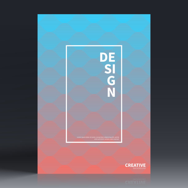 宣传册模板排版，红色封面设计，企业年报，传单，杂志图片下载