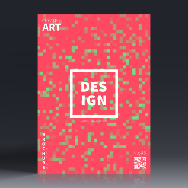 宣传册模板排版，红色封面设计，企业年报，传单，杂志图片下载