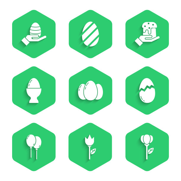 设置复活节彩蛋花郁金香破气球图片下载