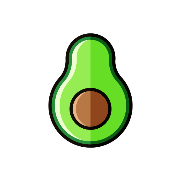 鳄梨果实插图图片下载