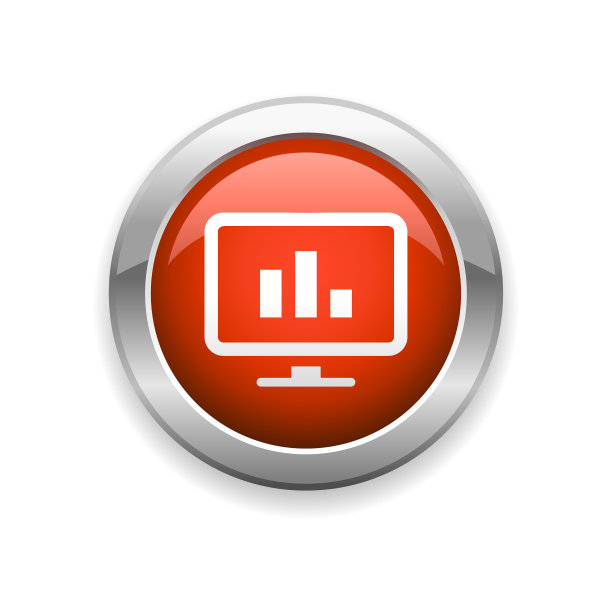 图表和市场研究光泽图标图片下载