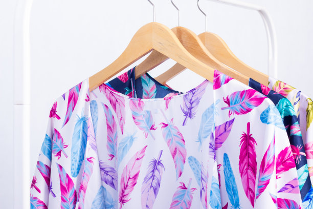 色彩缤纷的女性衣橱图片下载