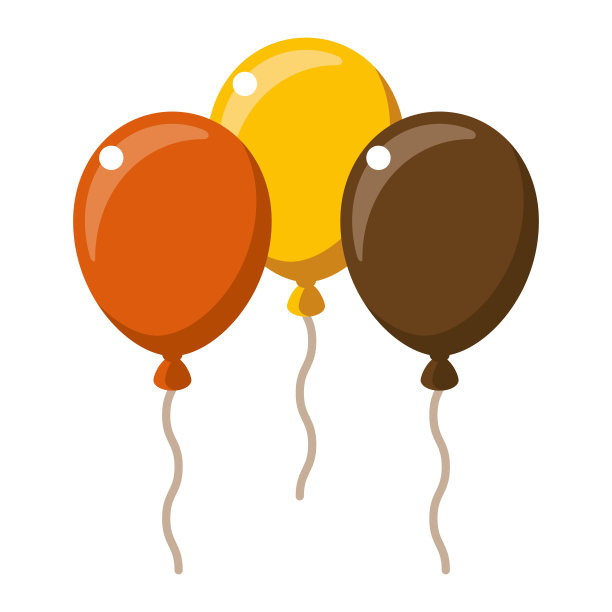 气球图标上透明的背景图片下载