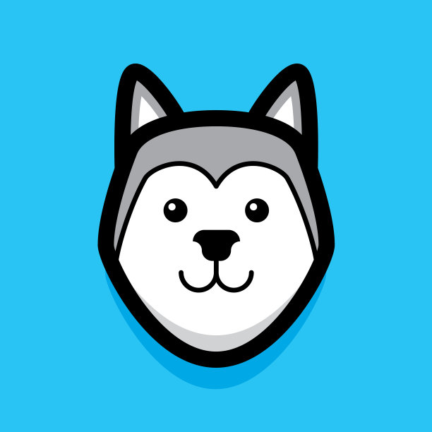 哈士奇的狗脸图片下载