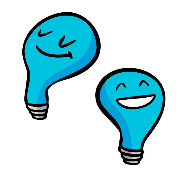 灯泡、表情、素描和涂鸦图片下载