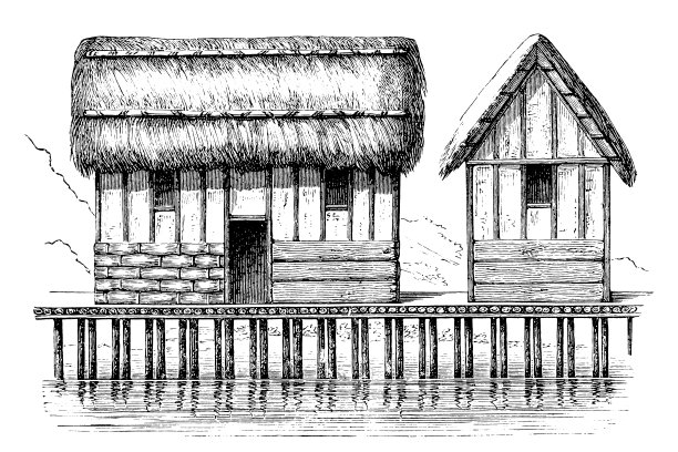 史前桩居住图片下载