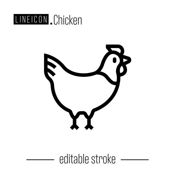 鸡行图标图片下载