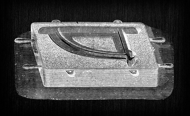 古玩插图雕刻制造行业:铸造图片下载